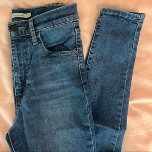 Levi’s high rise super skinny jeans